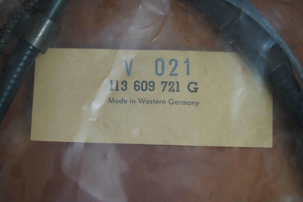 VW NOS. 113 609 721 G Emergency Brake Cable