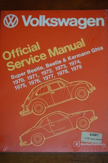 Picture of Official Service Manual Beetle, Super Beetle, Karman Ghia Bentley