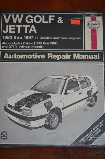 Picture of Golf Jetta Hayes Manual
